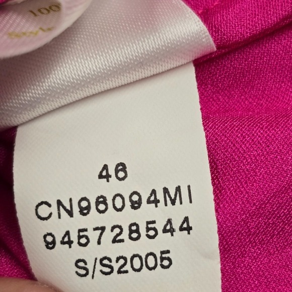 Caslon Babydoll Top Womens Medium Pink Silk Side Zipper Barbiecore Y2K - Picture 7 of 13